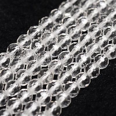 Natural Quartz Crystal Beads Strands G-D840-11-4mm-1