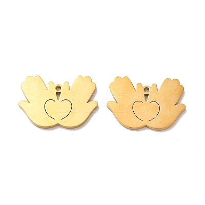 Ion Plating(IP) 304 Stainless Steel Pendants STAS-A080-21G-1
