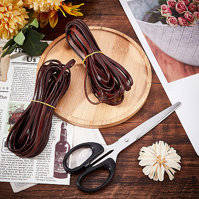 Flat Leather Jewelry Cord WL-GF0001-06C-02-1