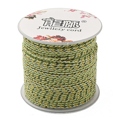 4-Ply Polycotton Cord with Metallic Thread OCOR-Z003-C27-1