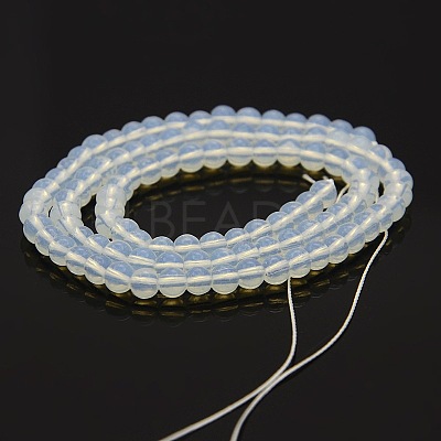Opalite Round Beads Strands GLAA-A025-4mm-04-1