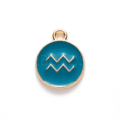 Alloy Enamel Pendants LS-X-ENAM-S124-01B-05J-1