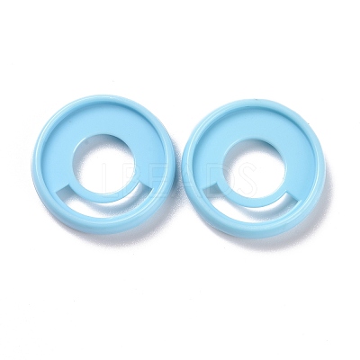 Resin Loose Leaf Ring Round Binder Discs FIND-WH0143-02A-1