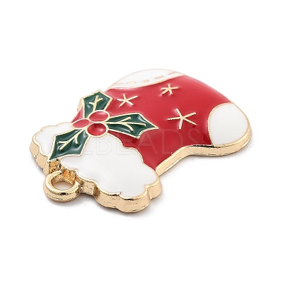 Christmas Theme Alloy Enamel Pendants LS-ENAM-D060-04E-1