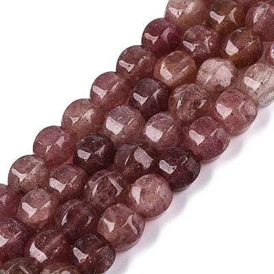 Natural Strawberry Quartz Beads Strands G-Q608-08A-07-1