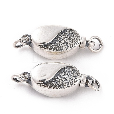 925 Sterling Silver Box Clasps STER-D035-18AS-1