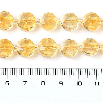Heated Natural Citrine Bead Strands G-C116-A05-01-1