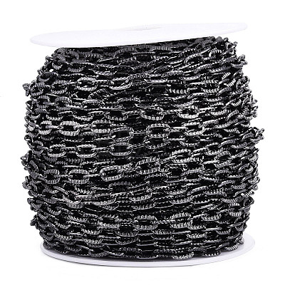 Aluminium Textured Cable Chains CHA-T001-38B-1