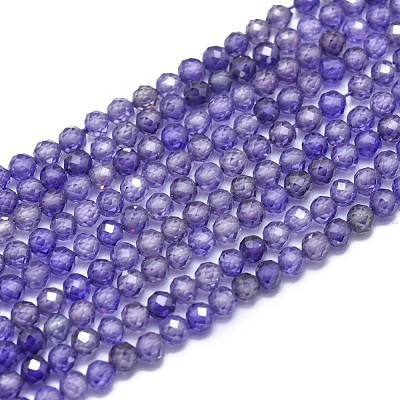 Cubic Zirconia Beads Strands G-G792-47-03B-1