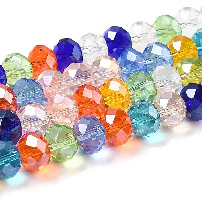 Glass Beads Strands EGLA-A034-M10mm-46-1