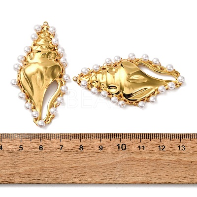 304 Stainless Steel Big Pendants STAS-L299-10G-1