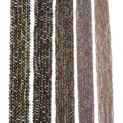 Electroplate Glass Beads Strands EGLA-A044-T1mm-A16-1