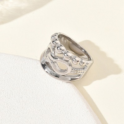 304 Stainless Steel Finger Rings SA-CBA289B-05P-1