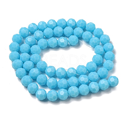 Opaque Glass Beads Stands EGLA-A035-P8mm-D08-1