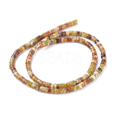 Natural Dragon Blood Jade Beads Strands G-D0017-07-1