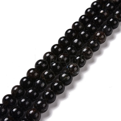 Natural Astrophyllite Beads Strands G-A202-01A-1