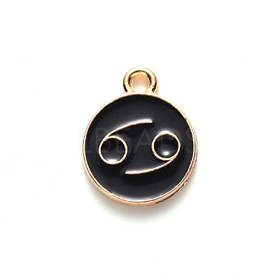 Alloy Enamel Pendants LS-ENAM-S124-01A-08D-1