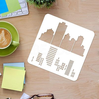 Plastic Reusable Drawing Painting Stencils Templates DIY-WH0172-230-1