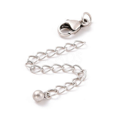 925 Sterling Silver Chain Extenders STER-D036-43AS-1