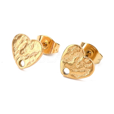 Ion Plating(IP) 304 Stainless Steel Stud Earring Findings STAS-I183-05A-G-1
