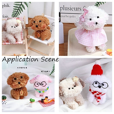 Polyester Plush Sticks DIY-Z031-01H-1