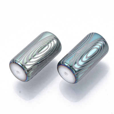Electroplate Glass Beads EGLA-N003-02C-1