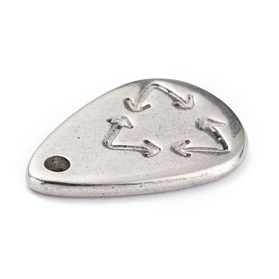 Non-Tarnish 304 Stainless Steel Pendants STAS-O145-42P-1