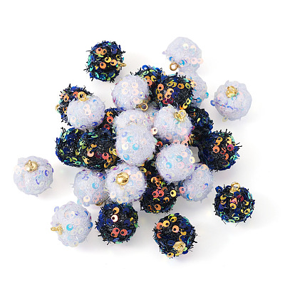 30Pcs 2 Colors Cloth Pendants FIND-TA0008-35-1