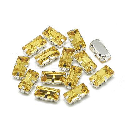 Sew on Rhinestone RGLA-T092-5x10mm-22P-1