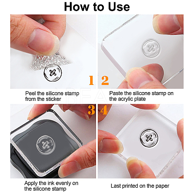 Custom PVC Plastic Clear Stamps DIY-WH0448-0800-1
