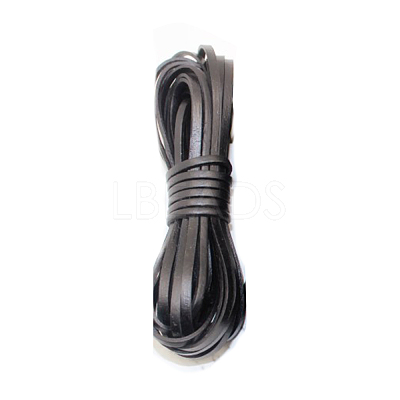 Flat Leather Jewelry Cord WL-WH0008-02A-01-1