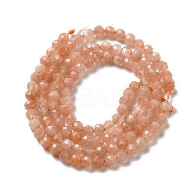 Natural Peach Moonstone Beads Strands G-J400-E16-02-3MM-01-1