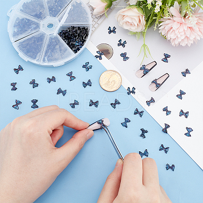 280Pcs 7 Styles Resin Cabochons CRES-AR0001-26-1