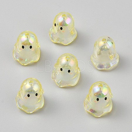 Transparent Acrylic Bead Caps TACR-WH0021-20D-1