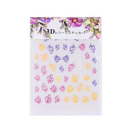 3D Flower Nail Art Sticker Decals MRMJ-T027-02K-1