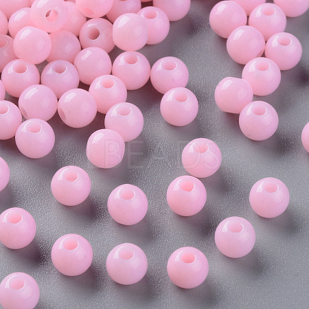 Opaque Acrylic Beads LS-X-MACR-S370-C6mm-A01-1