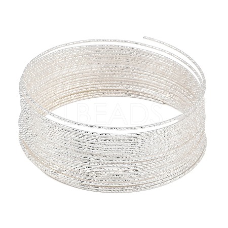 Textured Iron Beading Wire for Wire Wrap DIY Jewelry Making MW-L001-01C-S-1