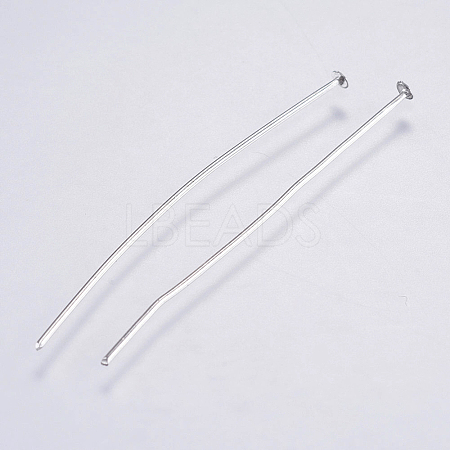 Tarnish Resistant 304 Stainless Steel Flat Head Pins X-STAS-F146-01P-40mm-1