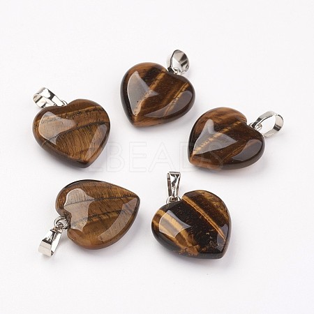 Natural Tiger Eye Pendants LS-G-G956-B01-FF-1