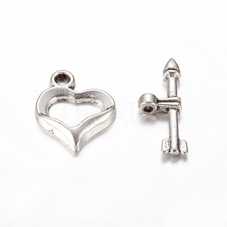 Tibetan Style Toggle Clasps LS-AC2020-1
