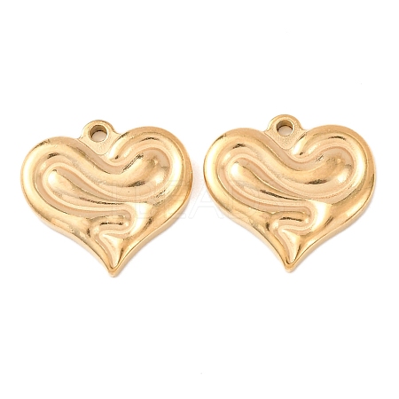 304 Stainless Steel Pendants STAS-I330-010G-1
