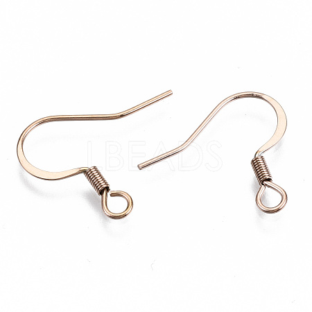304 Stainless Steel French Earring Hooks STAS-S111-006RG-NR-1