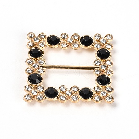 Square Alloy Buckles JEWB-WH0014-10A-1