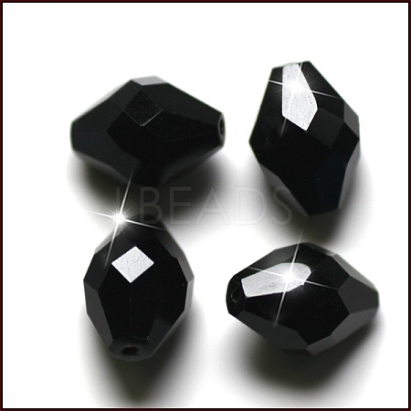 Imitation Austrian Crystal Beads SWAR-F054-9x6mm-23-1