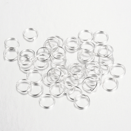 Iron Open Jump Rings X-IFIN-A018-6mm-S-1