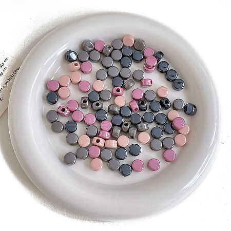 Opaque Acrylic Beads OACR-N137-25-1