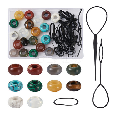 Fashewelry Plastic Hair Braiding Twist Styling Tool Set DIY-FW0001-31-1