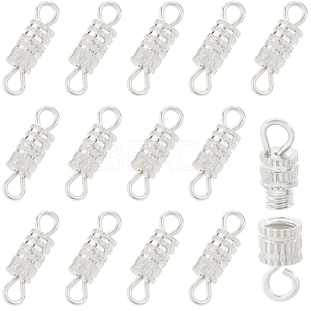 100Pcs Alloy Screw Clasps FIND-SC0012-07S-1