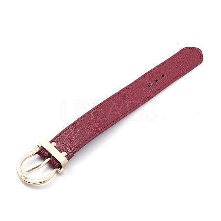 PU Leather Watch Bands LS-BJEW-I299-03A-KCG-1