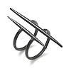 304 Stainless Steel Cuff Open Rings RJEW-D338-02G-EB-2